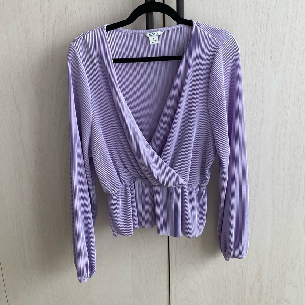 Monki Pleated Blouse